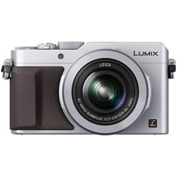Panasonic Lumix DMC-LX100 Camera, 4K Ultra HD, 12.8MP, 3.1x Optical Zoom, EVF, 3 LCD Screen Silver